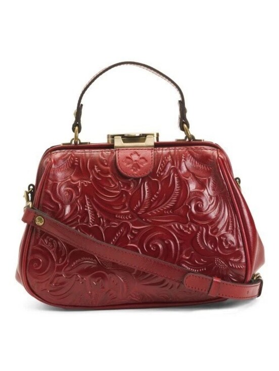 Patricia Nash Handbags - New Patricia Nash Gracchi Satchel Leather Handbag Purse Red